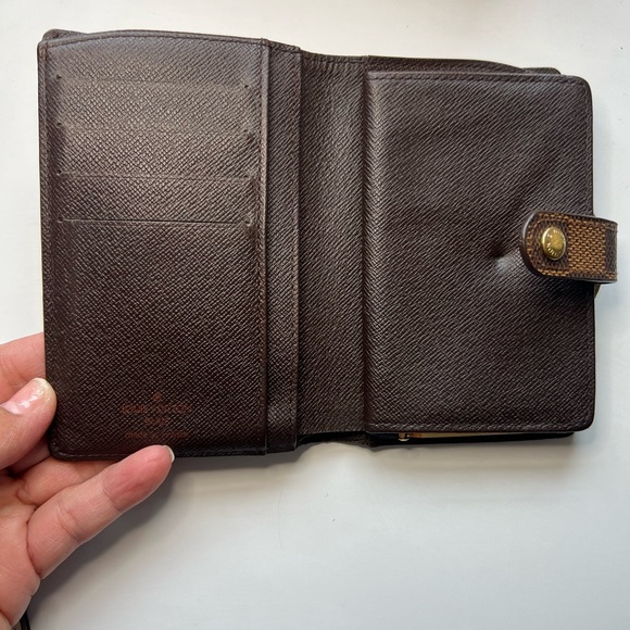 Louis Vuitton Damier Ebene Porte-monnaie Viennois French Wallet - Picture 5 of 10